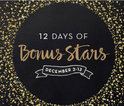Starbucks 12 Days of Bonus Stars 2015